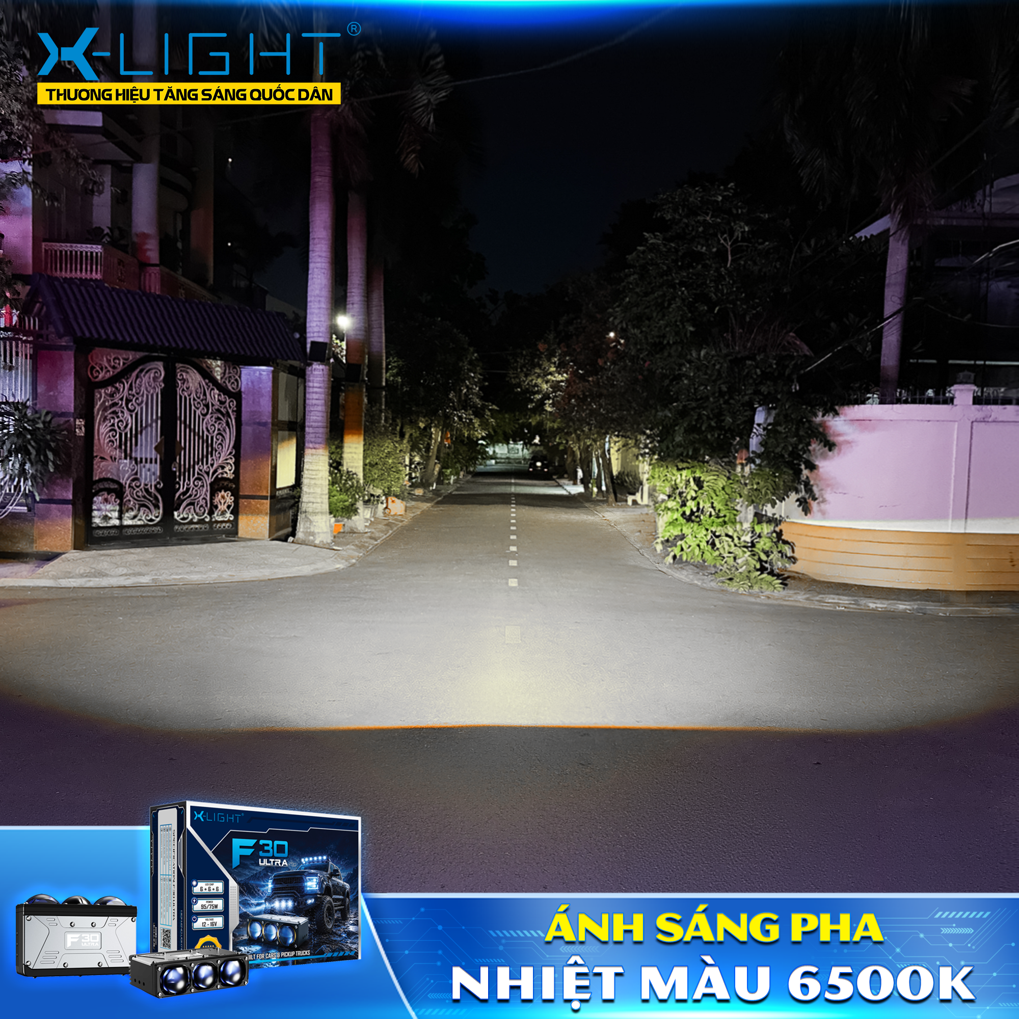 Đèn gầm lắp rời X-Light F30 Ultra